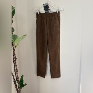 Gap Pull On Brushed herringbone pant